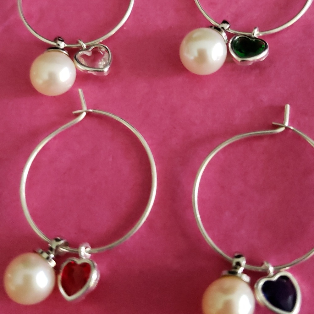 Heart Wine Charm Set (HW3)